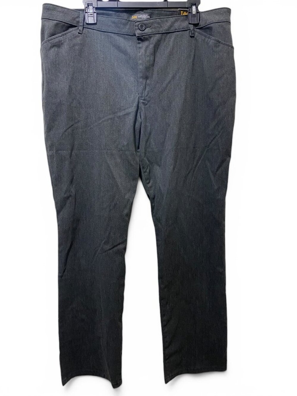 Lee Women's Relaxed Fit Straight-Leg Twill Pants Size 18 NWT